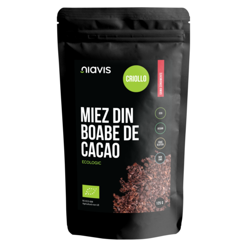 Miez din Boabe de Cacao Ecologice/BIO 125g